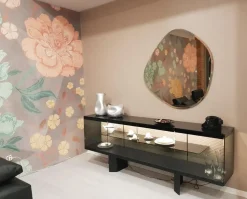 1. Design moderno ed elegante. 2. Vetro di alta qualità. 3. Prezzo Outlet. 4. Facile da installare. 5. Ideale per arredare la casa.