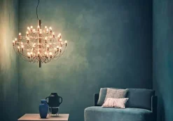 A sospensione 2097/50 clear bulbs Flos a prezzo Outlet