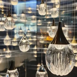 A sospensione Collezione esclusiva Stilla oro  illuminati sospensione led Oro in offerta