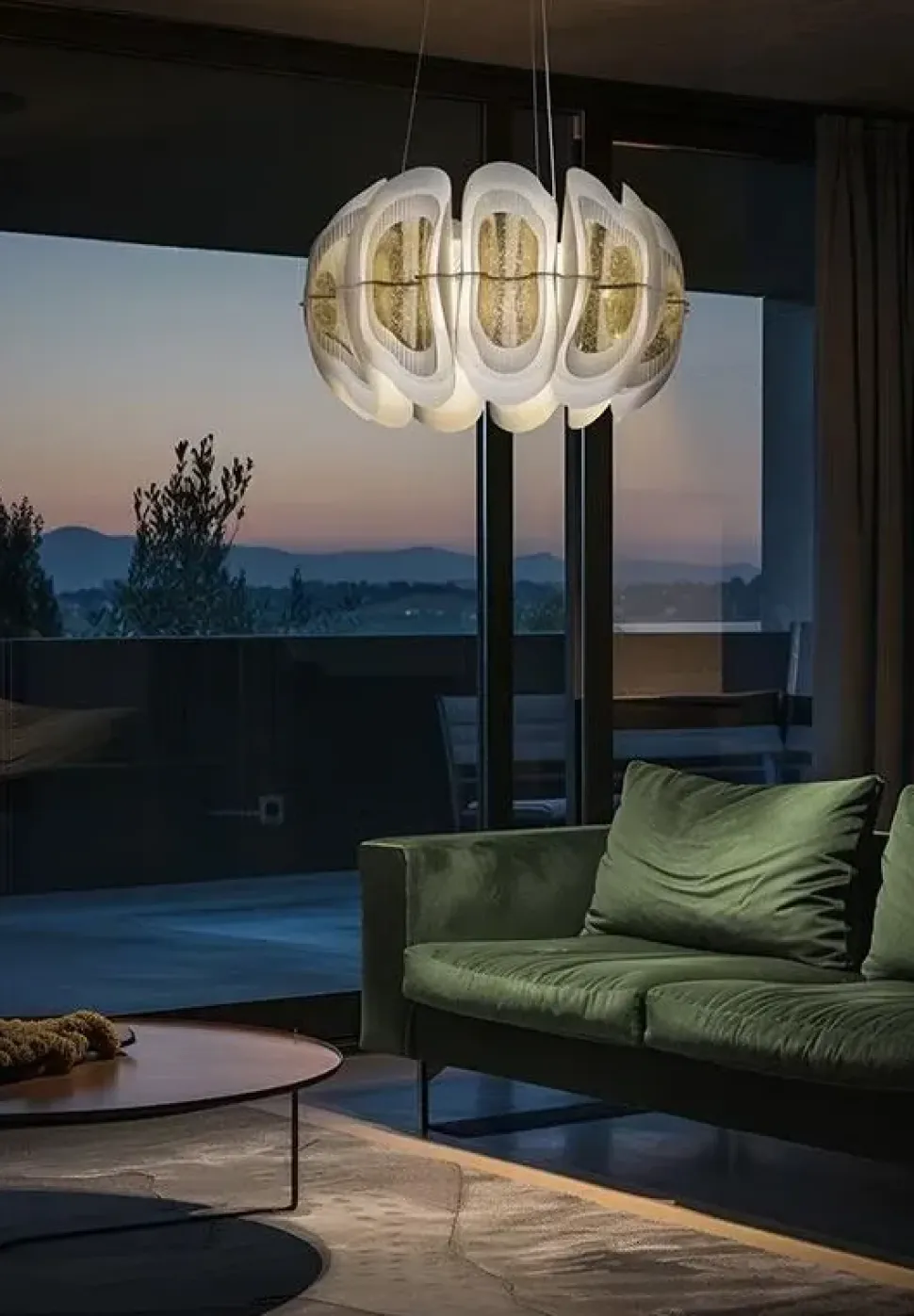 A sospensione in altro Fiordlys slamp sospensione led 36w Slamp a prezzo scontato