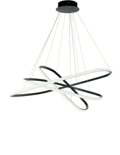 A sospensione in metallo Ondaluce sospensione quadra O-luce a prezzo scontato