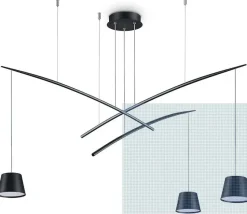 A sospensione in vetro Fish sp3 Ideal lux in Offerta Outlet