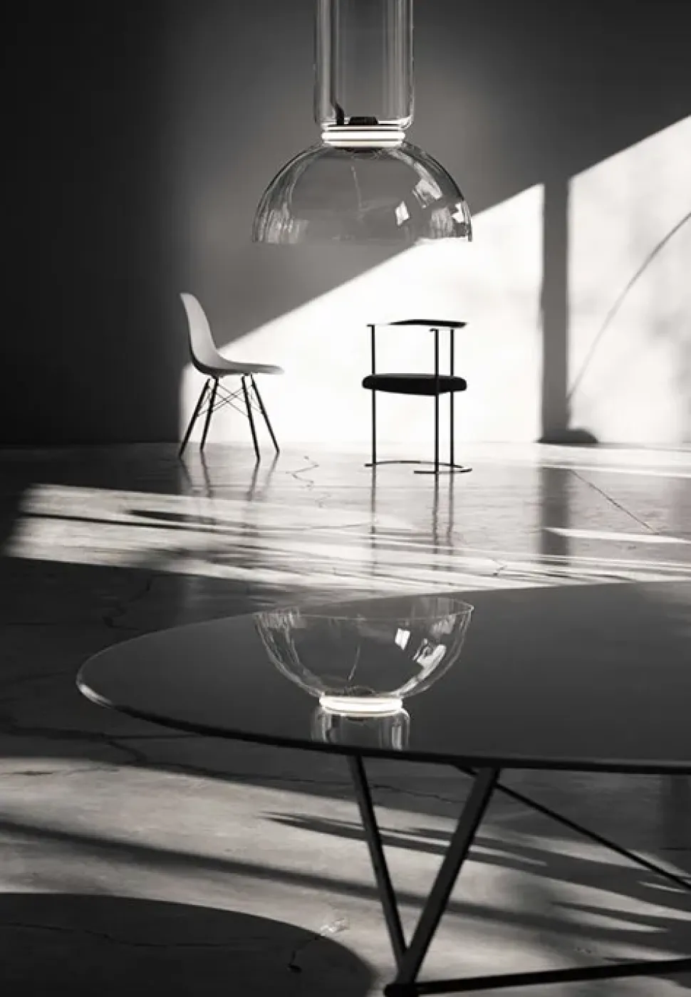 A sospensione Noctambule suspension 1 low cylinder and bowl Flos in Offerta Outlet