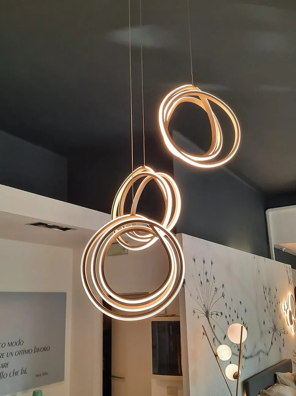 A sospensione Ondaluce So golden Altri colori con forte sconto