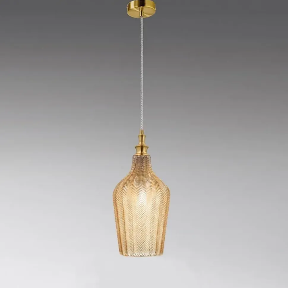 A sospensione stile Classica Cleofe s12 gea luce sospensione vetro Collezione esclusiva in offerta