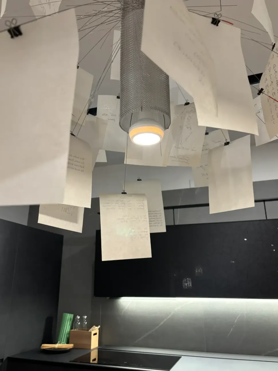 A sospensione stile Design Lampadario ingo maurer zettel'z 5 Ingo maurer in offerta