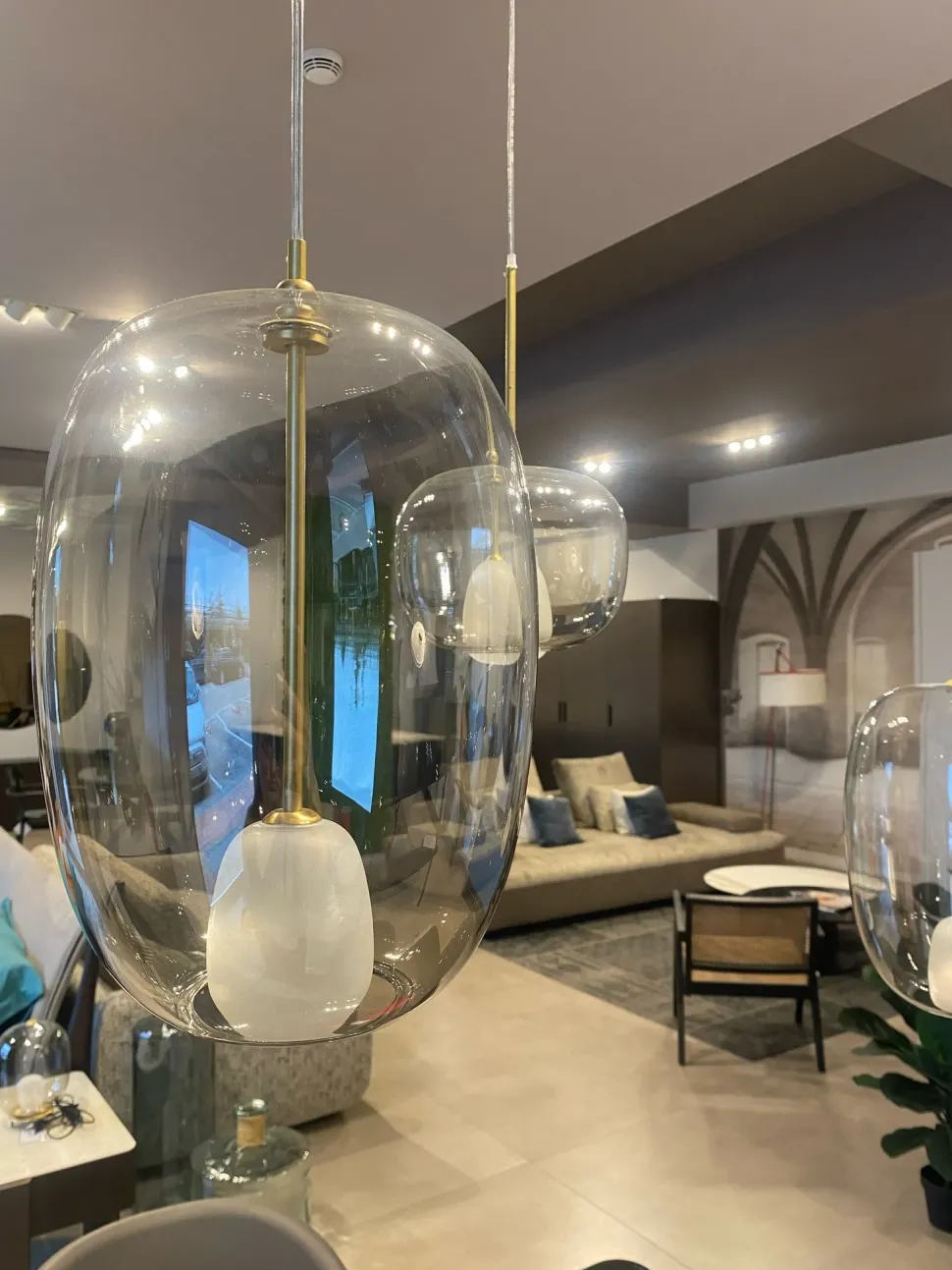 A sospensione stile Moderna Blow Bontempi con forte sconto