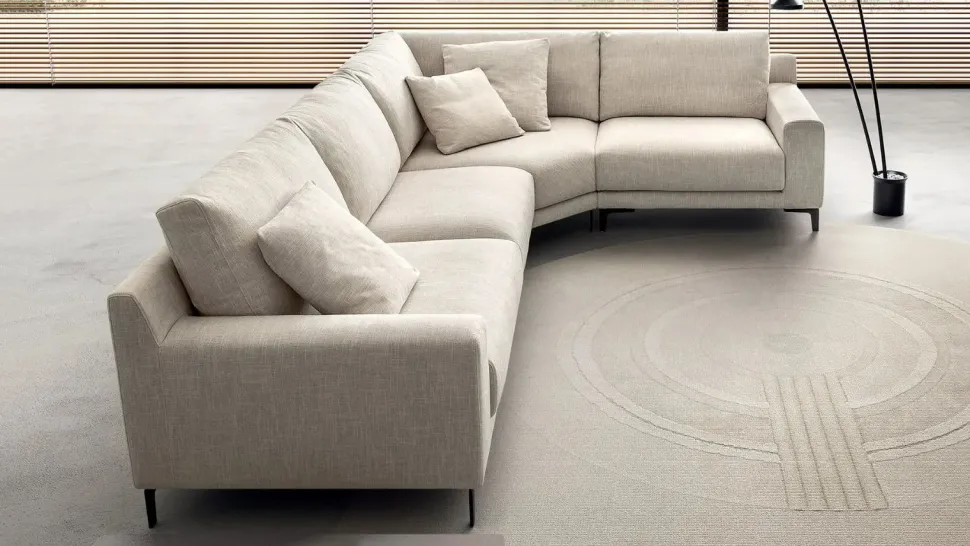 Angolare a 5 posti James di Doimo salotti: prezzo su richiesta
