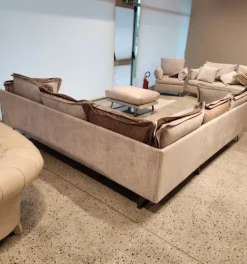 Angolare Divano luxury velluto e piuma  Md work in OFFERTA - 45%