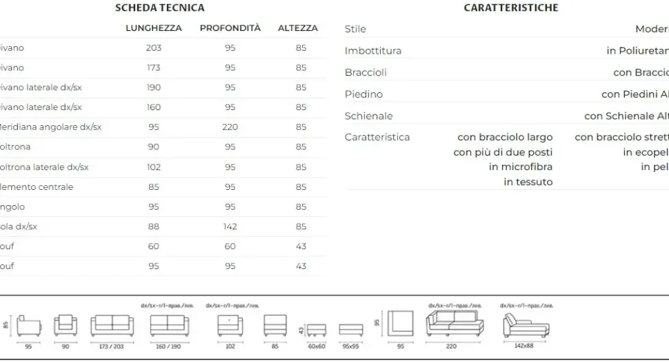 Angolare Ischia Moderno SCONTATO a prezzo riservato