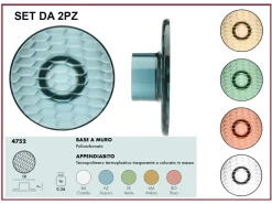 Appendiabiti moderno modello jellies coat hanger in OFFERTA OUTLET