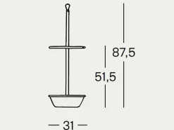 Appendiabiti Servopluvio zanotta in stile Design Zanotta a prezzo scontato
