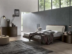 Approfitta dello sconto 30% sul letto Parentesi con testiera imbottita  di Santalucia