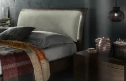 Approfitta dello sconto 30% sul letto Parentesi con testiera imbottita  di Santalucia