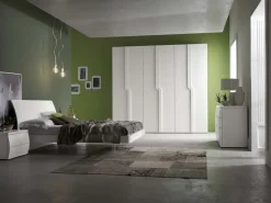 Approfitta dello sconto 30% sul letto Parentesi con testiera imbottita  di Santalucia