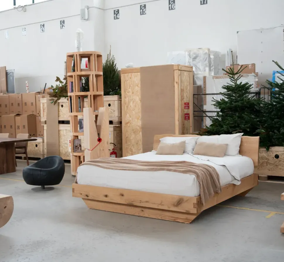 Approfitta dello sconto 45% sul letto Natura 6 di Riva 1920