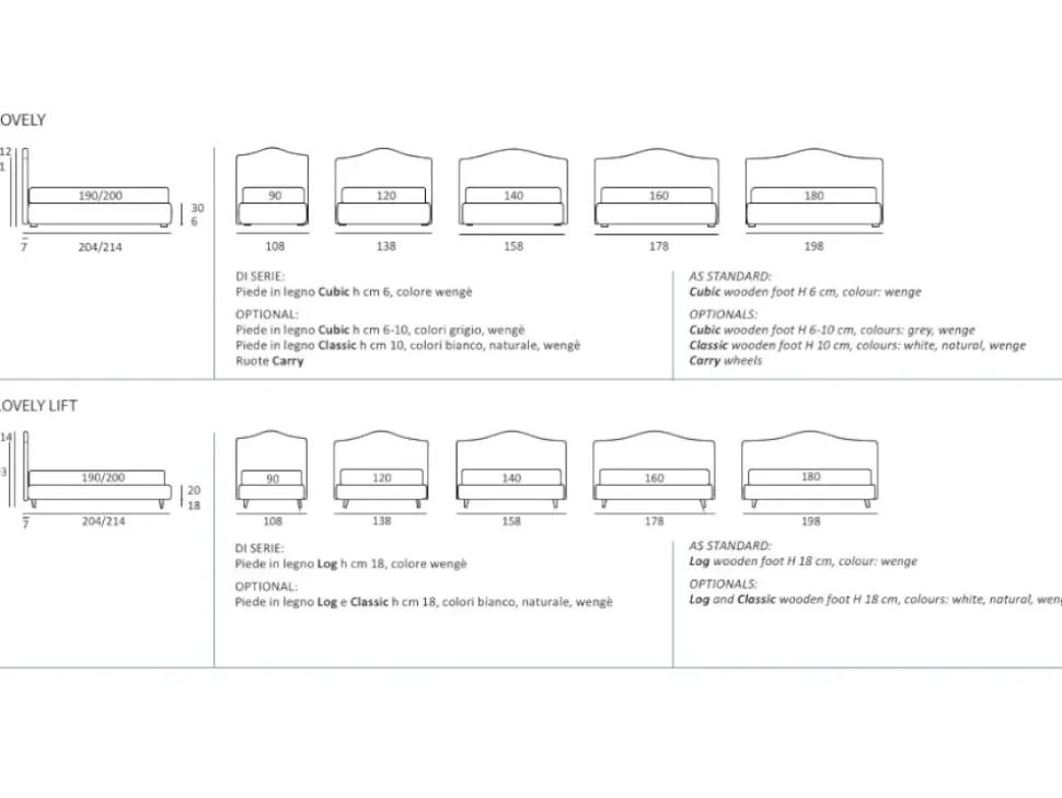 Approfitta dello sconto 35% sul letto Lovely di Samoa