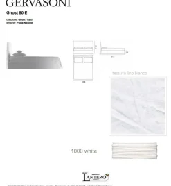 Approfitta dello sconto 27% sul letto Letto matrimoniale ghost 80.e di Gervasoni