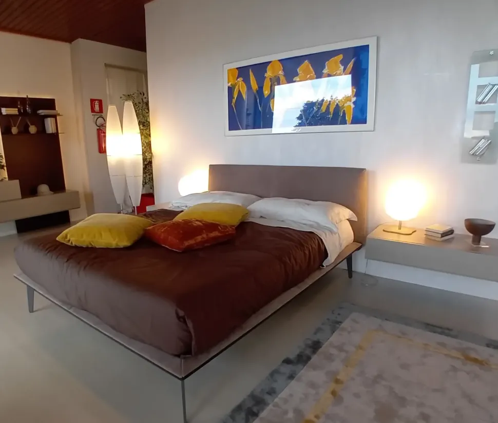 Approfitta dello sconto 30% sul letto Xilo testata imbottita di Alf da fre