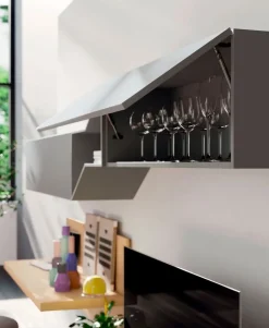 Architetto: Soggiorno Orme Light Day 13 in laminato opaco. Offerta Outlet!