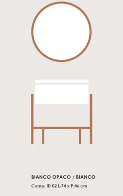 Ardeco id 02 Ardeco: mobile da bagno A PREZZI OUTLET