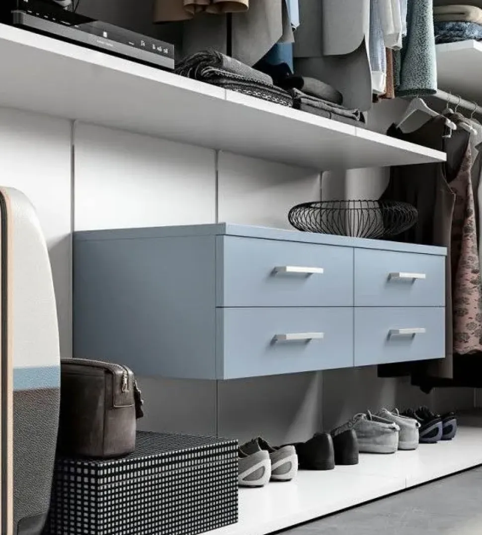 Armadio * z39 realizzato in laminato materico di Artigianale scontato -40%