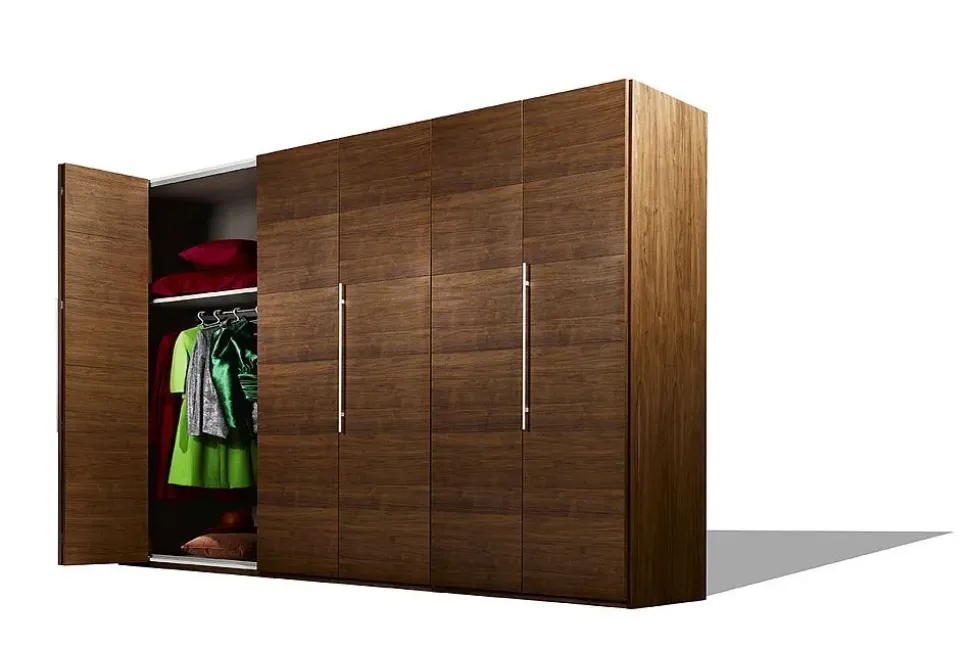 Armadio ante a soffietto in legno Hinghed Distribuzione grandi marchi scontato