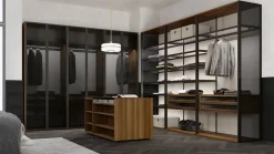 Armadio ante battenti in laminato materico Cabina Colombini scontato