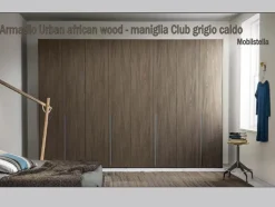 Armadio ante battenti in laminato materico Urban Mobilstella scontato 33%