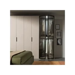 Armadio ante battenti in laminato opaco Abaco di Gierre mobili