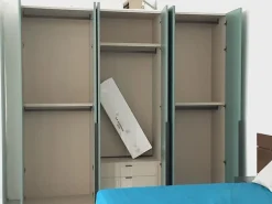 Armadio ante battenti in laccato opaco Liscia  di Moretti compact camerette
