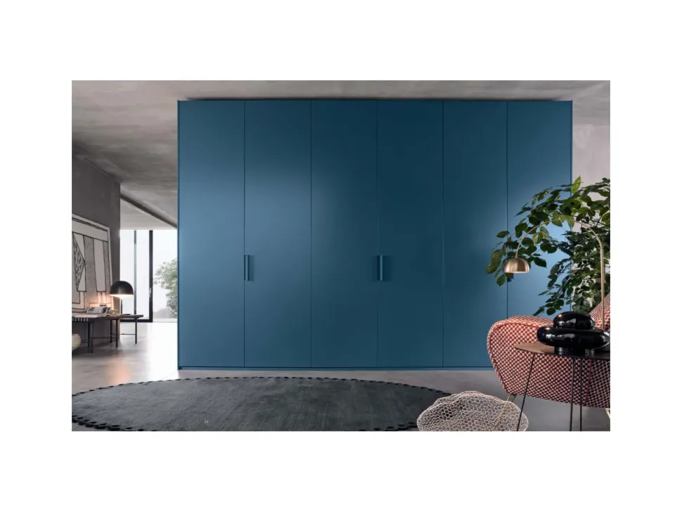 Armadio ante battenti in laccato opaco Arizona di Giellesse