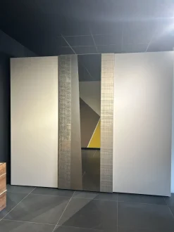 Armadio ante scorrevoli in laminato opaco Smart di Tomasella