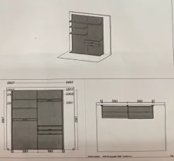 Armadio Anteprima pianca Pianca a senza ante a prezzo scontato