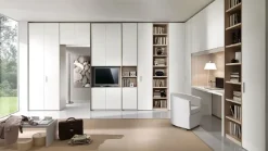 Armadio Armadio angolare con scrivania di giessegi in promo-sconto del 45% Giessegi a otto ante a prezzo scontato