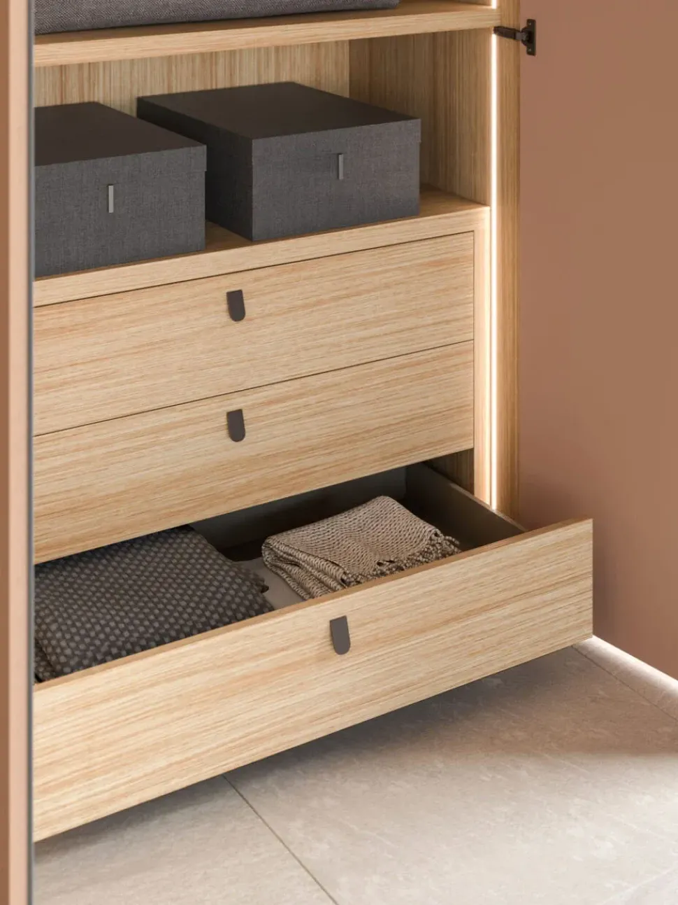 ARMADIO Armadio battente orme night 05 di Orme in OFFERTA OUTLET