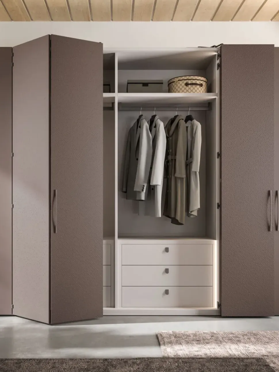 ARMADIO Armadio battente orme night 08 di Orme in OFFERTA OUTLET