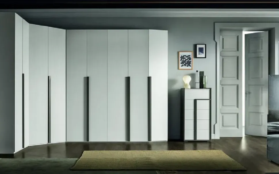 Armadio Armadio componibile con cabina-spogliatoio in promo-sconto del 50% Artigianale con ante battenti SCONTATO a PREZZI OUTLET