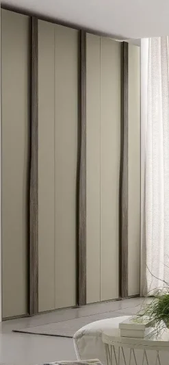 ARMADIO Armadio garnde 6 ante battenti con maniglione qaudro infinity Outlet etnico SCONTATO