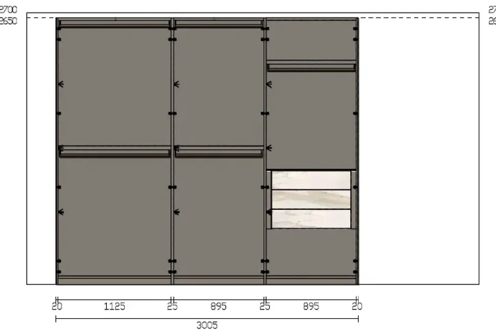 Armadio Armadio lago now Lago a sei ante a prezzo scontato