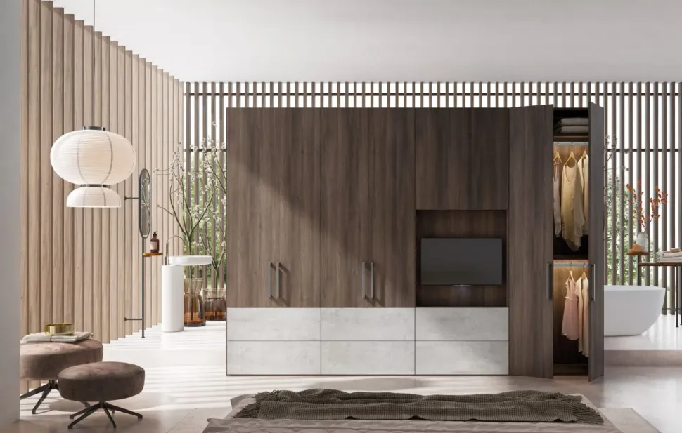 Armadio Armadio mod. elegant Corazzin con ante battenti SCONTATO a PREZZI OUTLET