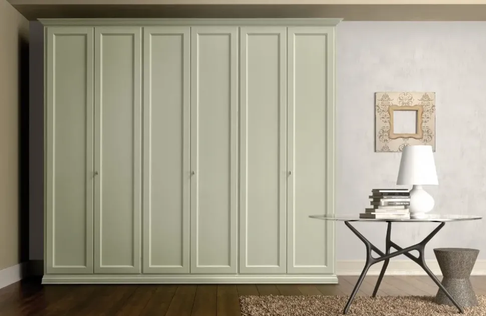 ARMADIO Armadio mod.olimpia in tamburato laccato opaco scontato del 35% Artigianale SCONTATO