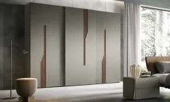 Armadio Brezza s156 realizzato in laccato opaco di Moretti compact giorno notte scontato -30%