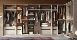 Armadio Cabina armadio 381 realizzato in laminato materico di Md work scontato -50%