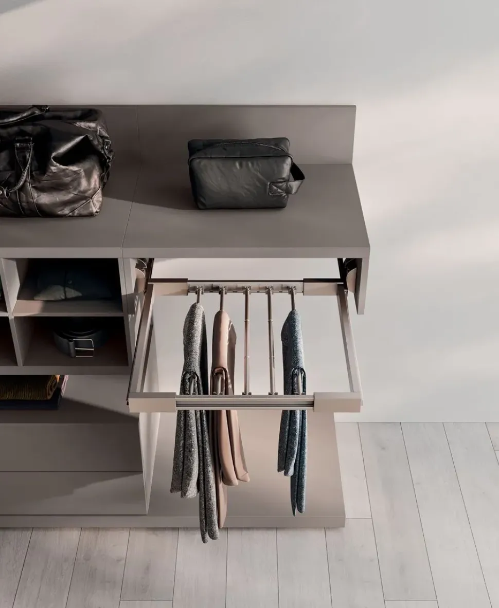 Armadio cabina armadio in laminato materico Cabina night collection 08 di Homes