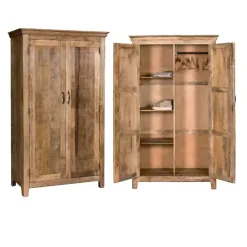 Armadio con ante battenti a prezzo scontato modello Armadio 2 ante newport di Outlet etnico