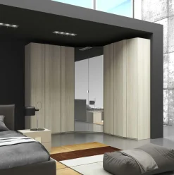 Armadio con ante battenti a prezzo scontato modello Cabina armadio angolare anta battente di Collezione esclusiva