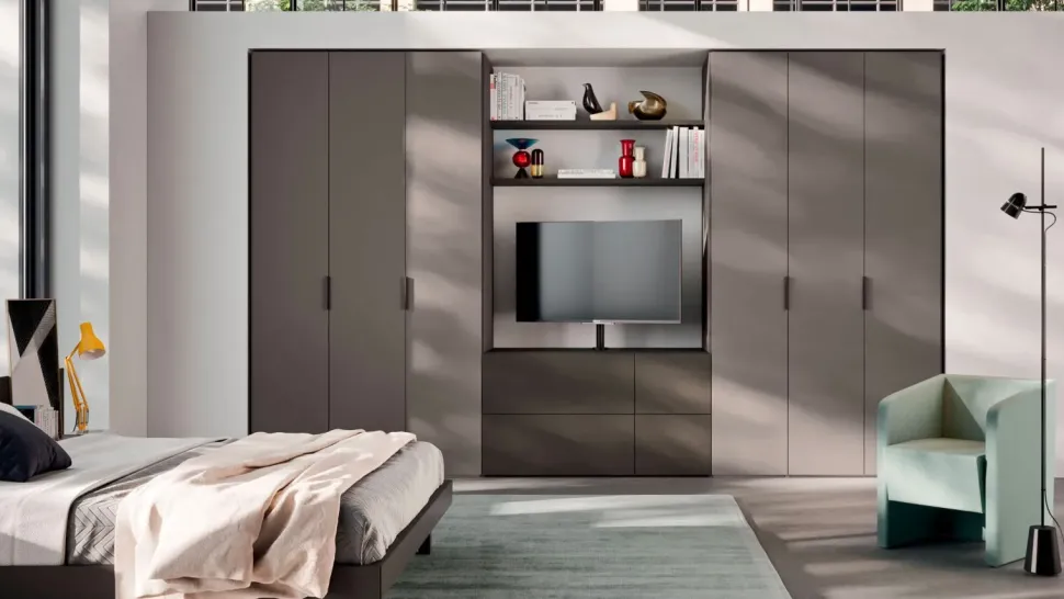 Armadio con ante battenti a prezzo scontato modello Liscia 22 crea 1200 di Orme