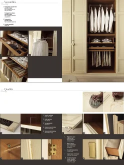 Armadio con ante battenti classico Armadio contemporaneo Mottes selection a prezzo ribassato