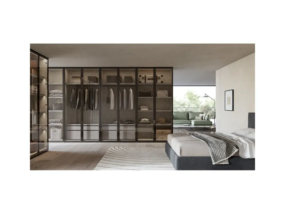 Armadio con ante battenti design Casio Dall'agnese a prezzo scontato
